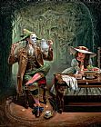 Michael Cheval Tea For One II painting